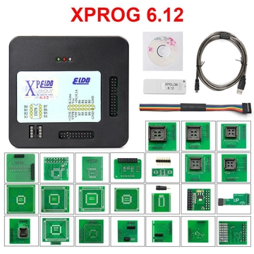 (RU Ship) Latest Version Xprog V6.12 XPROG-M ECU Programmer With USB Dongle Free Shipping