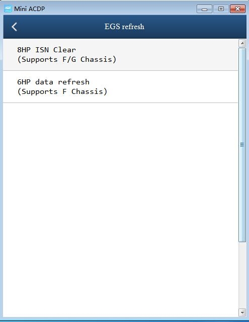 Yanhua Mini ACDP Module11 Clear EGS ISN