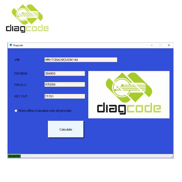 Diagcode?for Hyundai and Kia Software Display