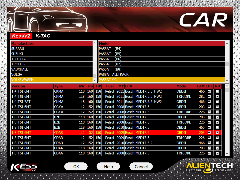 Kess V2 V2.7 Software