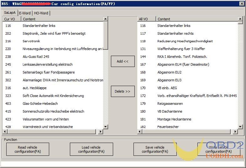 Xhorse VVDI BIMtool Pro Program E/F Chassis