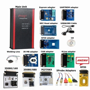 (PL/RU Ship) V85Iprog+ Key Programmer Support IMMO +  Correction + Airbag Reset Iprog Pro Till 2019 Replace Carprog