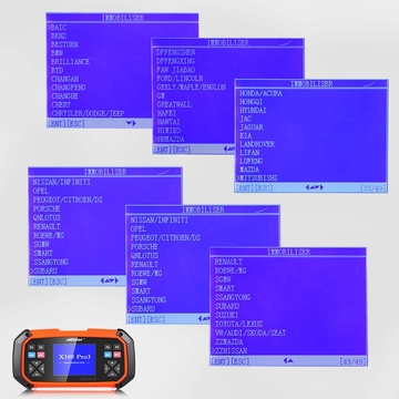 [US/UK Ship] OBDSTAR X300 PRO3 X-300 Key Master with Immo+ Adjustment+EEPROM/PIC+OBDII+Toyota G &amp; H Chip All Keys Lost