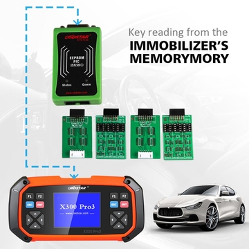 [US/UK Ship] OBDSTAR X300 PRO3 X-300 Key Master with Immo+ Adjustment+EEPROM/PIC+OBDII+Toyota G &amp; H Chip All Keys Lost