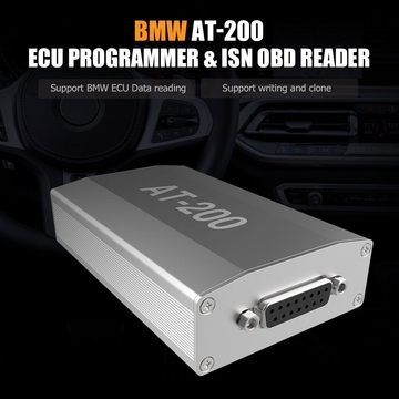 BMW AT-200 AT200 V1.8.3 ECU Programmer &amp;amp; ISN OBD Reader Support MSV90 MSD85 MSD87 B48