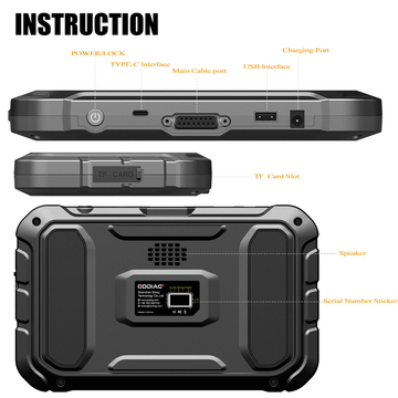 [EU Ship] GODIAG GD801 Key Programmer Multi-language Support  Correction ABS EPB TPMS EEPROM etc Get Free Gift Godiag GT100