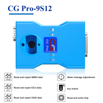 [US/EU Ship] V2.2.3.6 CG Pro 9S12 Programmer Full Version with All Adapters including New CAS4 DB25 and TMS370 Adapter