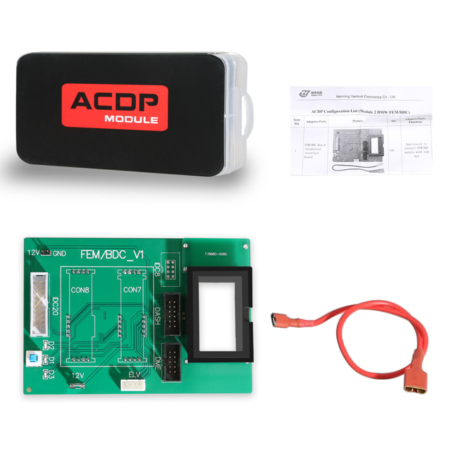 [US/UK/EU Ship] Yanhua Mini ACDP Module2 BMW FEM/BDC Support IMMO Key Programming, omReset, Module Recovery, Data Backup