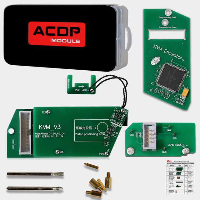 [US Ship] Yanhua Mini ACDP Module9 Land Rover Key Programming Support KVM from 2015-2018 Add Key &amp;amp; All Key Lost