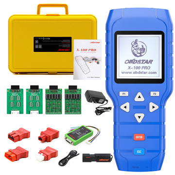 [US/UK/RU/EU Ship] OBDSTAR X-100 PRO Auto Key Programmer (C+D) Type for IMMO+OBD Software Get Free PIC and EEPROM 2-in-1 Adapter