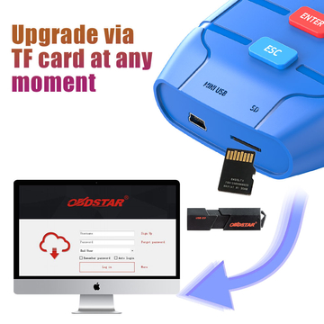 [US/UK/RU/EU Ship] OBDSTAR X-100 PRO Auto Key Programmer (C+D) Type for IMMO+OBD Software Get Free PIC and EEPROM 2-in-1 Adapter