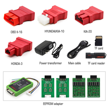 [US/UK/RU/EU Ship] OBDSTAR X-100 PRO Auto Key Programmer (C+D) Type for IMMO+OBD Software Get Free PIC and EEPROM 2-in-1 Adapter