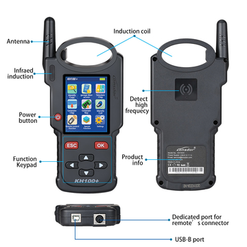 [EU Ship] Lonsdor KH100+ Remote Key Programmer Latest Handheld Device Update Version of KH100