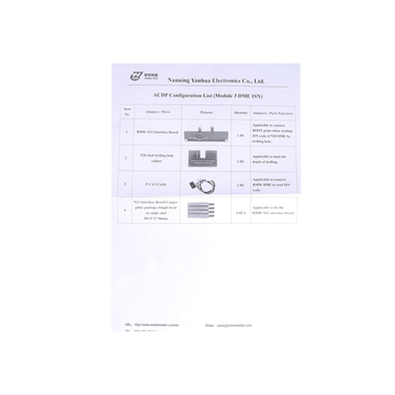 Yanhua Mini ACDP Module3 Read &amp;amp; Write BMW DME ISN Code by OBD