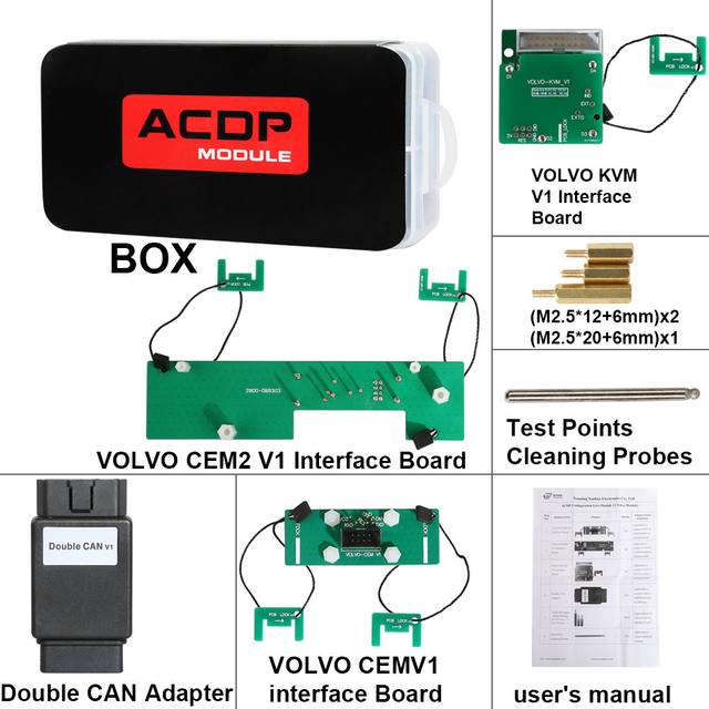 Yanhua Mini ACDP Module12 Volvo Key Programming Support Add Key &amp;amp; All Key Lost from 2009-2018