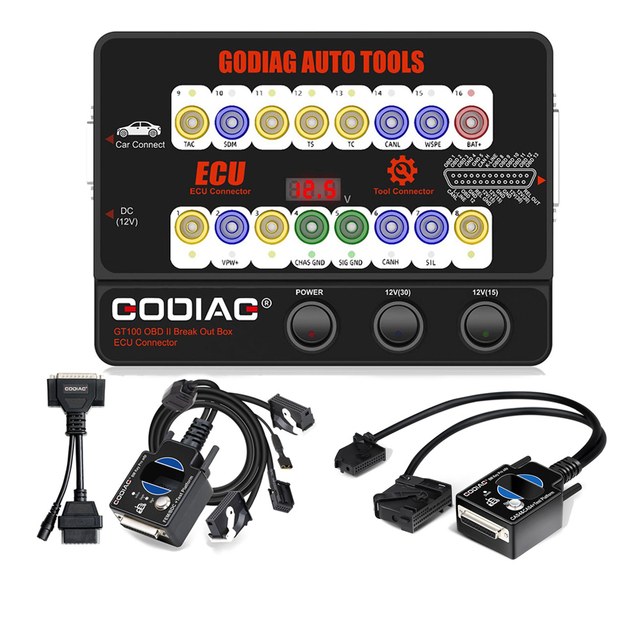 [EU Ship] GODIAG GT100 Breakout Box ECU Tool with BMW CAS4 CAS4+ and FEM/BDC Test Platform Full Package