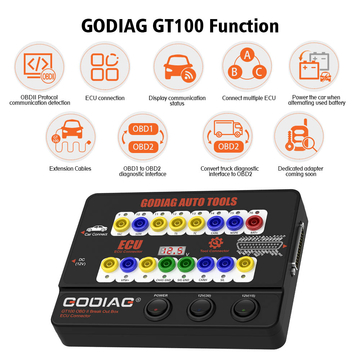 [EU Ship] GODIAG GT100 Breakout Box ECU Tool with BMW CAS4 CAS4+ and FEM/BDC Test Platform Full Package