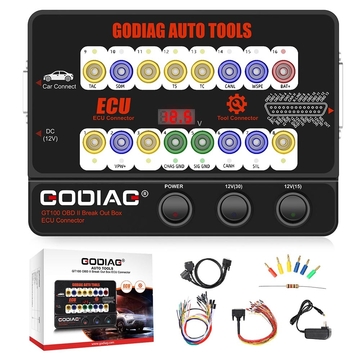 [EU Ship] GODIAG GT100 Breakout Box ECU Tool with BMW CAS4 CAS4+ and FEM/BDC Test Platform Full Package