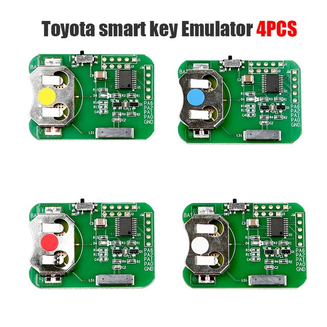 [EU Ship] OBDSTAR Toyota Smart Key Emulator 4pcs for X300 DP/X300 DP Plus Key Programmer