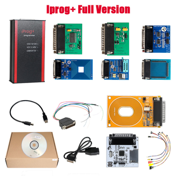 V85 Iprog+ Pro Programmer Full Version with Probes Adapters + IPROG Plus PCF79xx SD Card Adapter + Universal RDIF Adapter