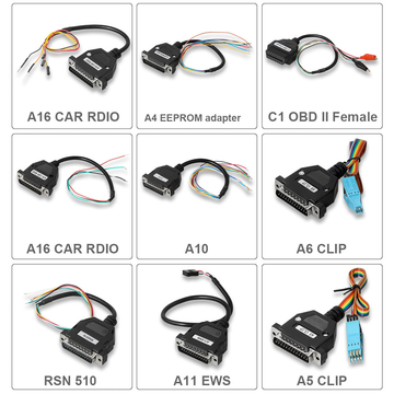 Carprog Full Perfect Online Version Firmware V8.21 Software V10.93 with All 21 Adapters Including Full Authorization