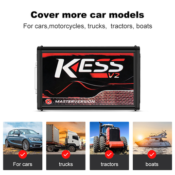 Online Version Kess V5.017 with Red PCB Support 140 Protocol No Token Limited Free Shipping