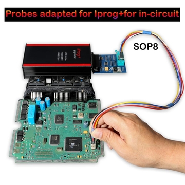 [EU Ship] Cheap Probes Adapter for IPROG+ for in-circuit ECU Work with Iprog+ Programmer and Xprog