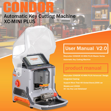 Xhorse Condor XC-Mini Plus CONDOR XC-MINI II Automatic Key Cutting Machine with 3 Years Warranty