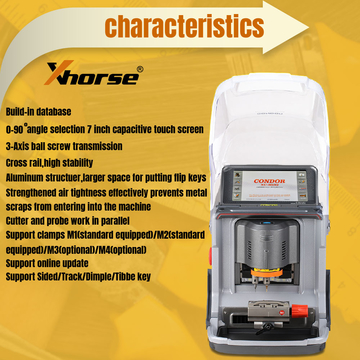 Xhorse Condor XC-Mini Plus CONDOR XC-MINI II Automatic Key Cutting Machine with 3 Years Warranty