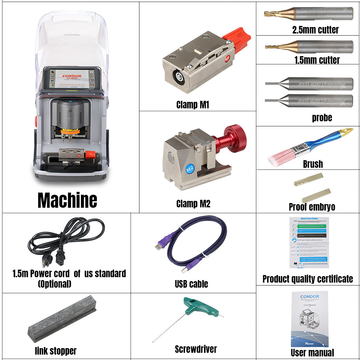 Xhorse Condor XC-Mini Plus CONDOR XC-MINI II Automatic Key Cutting Machine with 3 Years Warranty