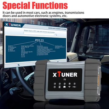 XTUNER T1 Heavy Duty Trucks Auto Intelligent Diagnostic Tool Support WIFI