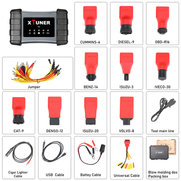 XTUNER T1 Heavy Duty Trucks Auto Intelligent Diagnostic Tool Support WIFI