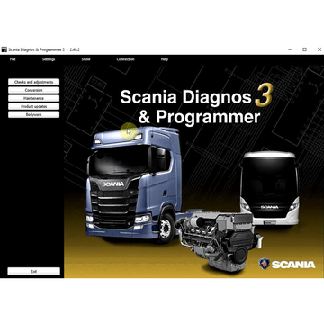 V2.48.2 Scania SDP3 Diagnosis &amp;amp; Programming Software for VCI3 without Dongle