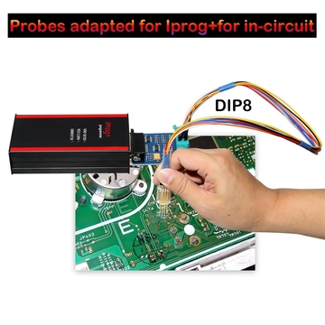 [EU Ship] V85 Iprog+ Pro Programmer with Probes Adapters for in-circuit ECU Free Shipping