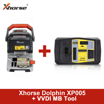 [US/UK/EU Ship] Xhorse Dolphin XP005 Automatic Key Cutting Machine Plus VVDI MB Tool with 1 Year Unlimited Token