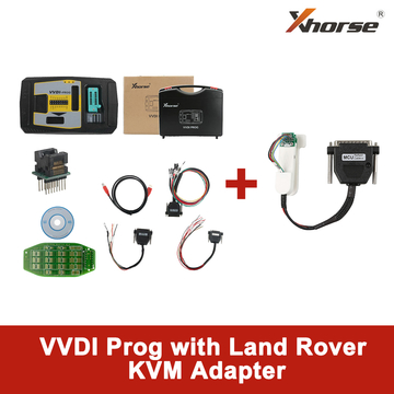 Original V5.0.4 Xhorse VVDI PROG Programmer with Land Rover KVM Adapter without Soldering
