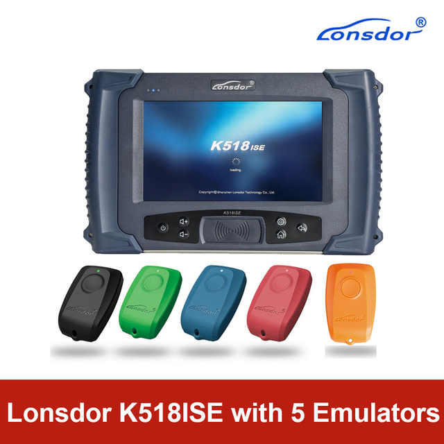 [Promotion] Lonsdor K518ISE Key Programmer Plus SKE-LT Smart Key Emulator 5 in 1 Set Free Shipping by DHL