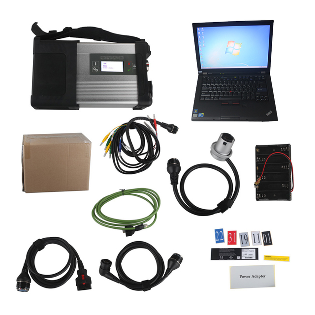 V2021.6 MB SD C5 SD Star Diagnosis with SSD for Cars and Trucks Plus Lenovo T410 Laptop Software Installed Ready