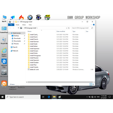 V2021.6 BMW ICOM Software SSD Win10 System ISTA-D 4.29.20 ISTA-P 3.68.0.0008 with Engineers Programming Free Shipping by DHL