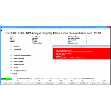 MOE BMW All Engineering System 60 BMW Software All-in-One Win10 500GB SSD