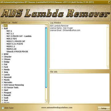 Professionale DPF+EGR REMOVER 3.0 Lambda Hotstart Flap,O2, DTC 2 Software Full 2017.5 version