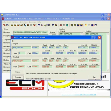 ECM Chip Tuning 2001 V6.3