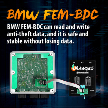 OEM BMW FEM-BDC 95128/95256 Chip Anti-theft Data Reading Adapter 8Pin Adapter Work with VVDI Prog/CG Pro 9S12/Orange5