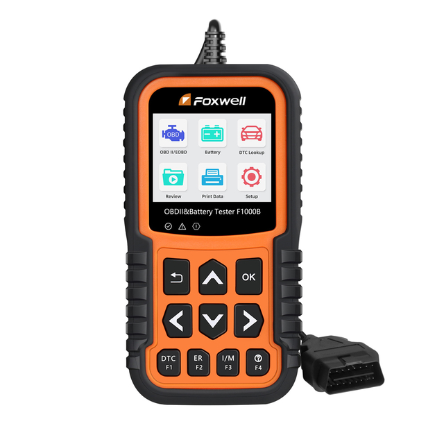 Foxwell F1000B CAN OBDII/EOBD Code Reader &amp;amp; Battery Tester 2 in 1