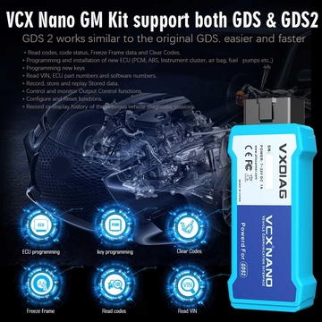 [On Sale] Wifi Vxdiag VCX Nano for Gm/Opel with V2020.7 GDS2 and Tech2Win Diagnostic Tool Ship from US/UK/EU