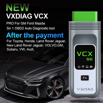 VXDIAG VCX SE Pro Diagnostic Tool with 3 Free Car Software GM/Ford/Mazda/VW/Audi/Honda/Volvo/Toyota/JLR/Subaru