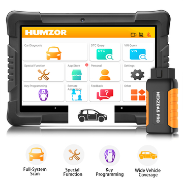 Humzor NexzDAS Pro Bluetooth Tablet Full System Auto Diagnostic Tool Professional OBD2 Scanner 3 Years Free Update