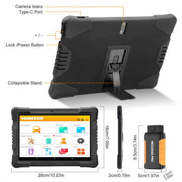 Humzor NexzDAS Pro Bluetooth Tablet Full System Auto Diagnostic Tool Professional OBD2 Scanner 3 Years Free Update