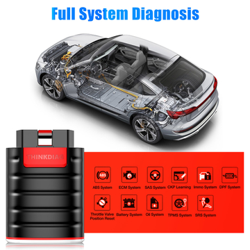 THINKCAR Thinkdiag Full System OBD2 Diagnostic Tool with All Brands License Free Update for One Year