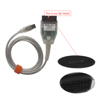 Cheap MINI VCI V14 Single Cable For Toyota Support Toyota TIS OEM Diagnostic Software